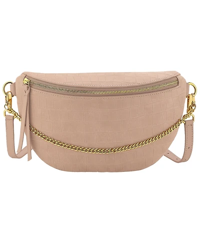 GiGi New York Beck Nubuck Leather Small Sling Handbag