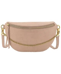GiGi New York Beck Nubuck Leather Small Sling Handbag