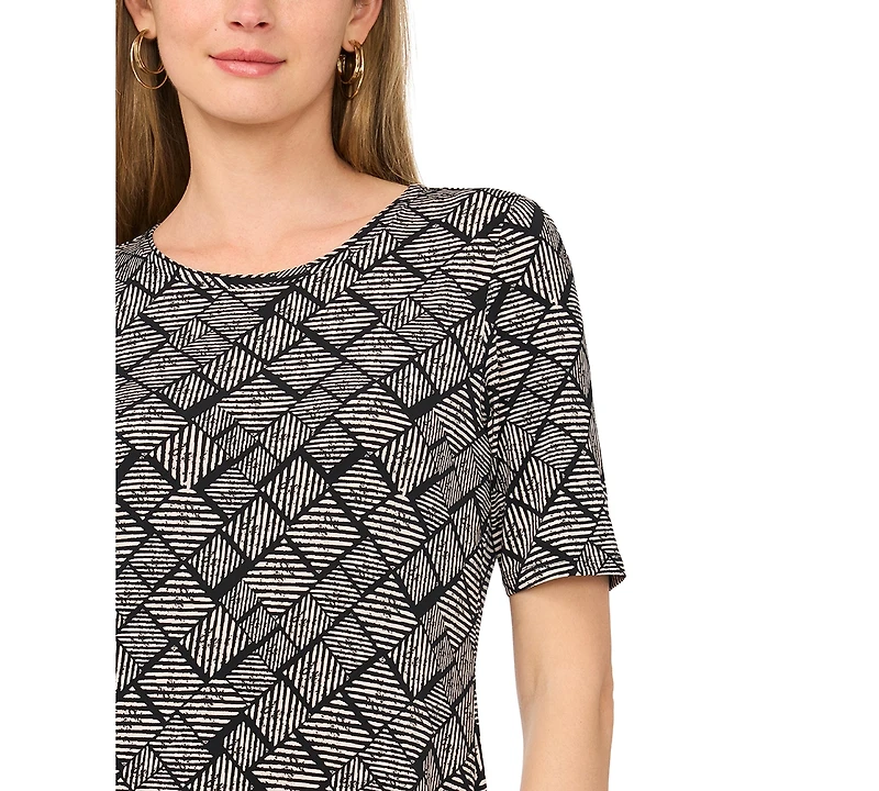 Vince Camuto Women's Crewneck Pull-On Maxi Dress