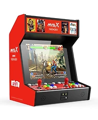 Unico Mvsx Home Arcade Bartop Console with 50 Snk Classic Games Including King of Fighters, Metal Slug, Samurai Showdown and More