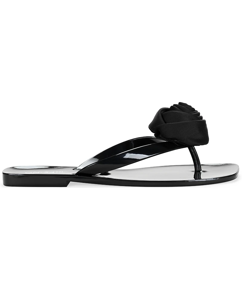 On 34th Women's Ruusu Flower Jelly Thong Sandals, Macy's Exclusive
