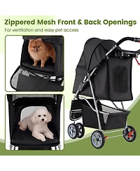 Cozito Wheel Pet Stroller for Small Dogs and Cats up to 33 lbs