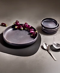 Fortessa Cloud Terre Iceland High Sided Salad Plates, Set of 4