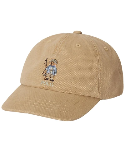 Polo Ralph Lauren Boys' 8-20 Polo Bear Canvas Ball Cap