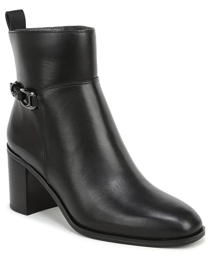 Franco Sarto Women's Valya Square Toe Zip Short Boots