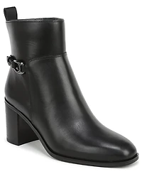 Franco Sarto Women's Valya Square Toe Zip Short Boots