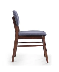 Rainsken Modern Dining Chairs Set of 2, Rubberwood Frame Upholstered Chair, for Living Room