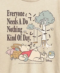 Hybrid Apparel Plus Winnie The Pooh Nothing Kind of Day Graphic T-Shirt