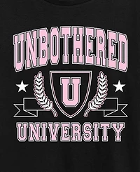 Hybrid Apparel Plus Instant Message Unbothered University Graphic T-Shirt