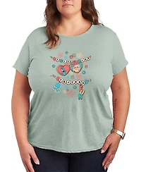 Hybrid Apparel Plus SpongeBob SquarePants Fun Friendship Bracelet Graphic T-Shirt