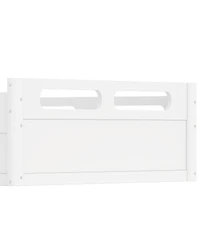 Streamdale Furniture Full Size Platform Bed with Guardrails, Low Profile, No Box Spring Needed
