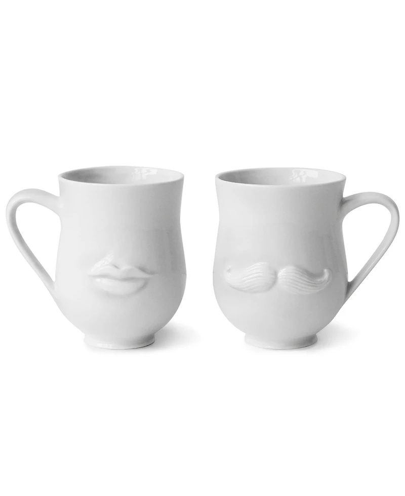 Jonathan Adler Muse Mr. & Mrs. 2-Pc. Reversible Mug Set