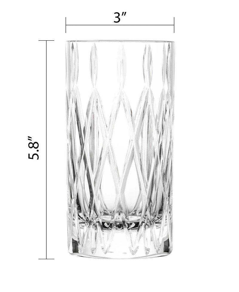 Zwiesel Glas Stage Long Drink Glasses, Set of 4