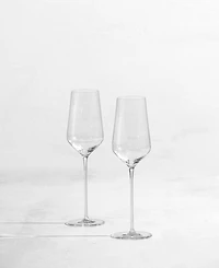 Zwiesel Glas Nektar Handmade Champagne Glasses, Set of 2
