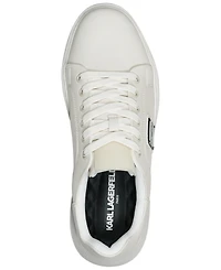 Karl Lagerfeld Paris Men's Logo Plate Lace Up Sneakers