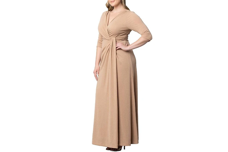 Kiyonna Women's Plus Romanced by Moonlight Long Gown