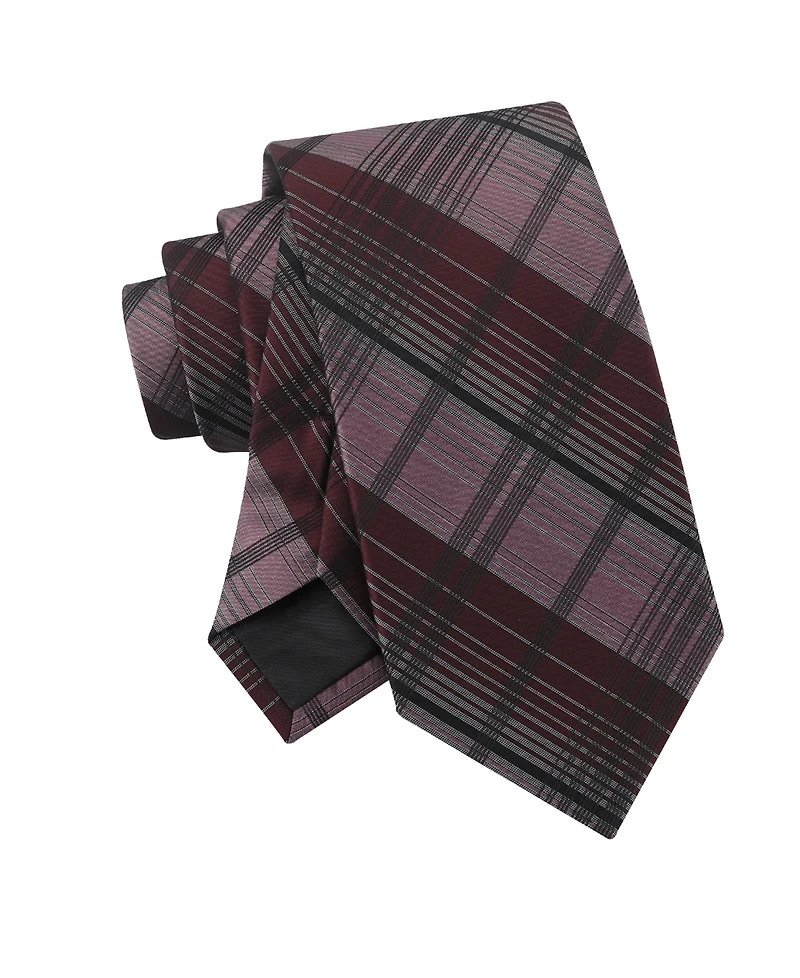 Calvin Klein Men's Priscille Plaid Tie