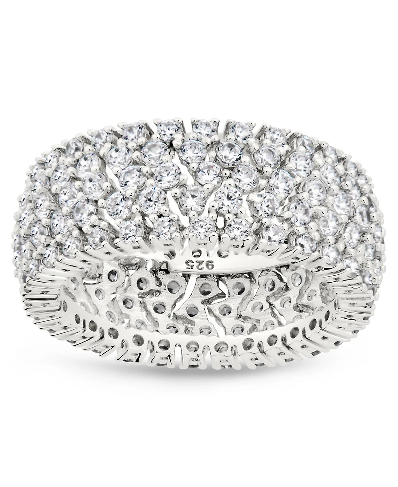 Sterling Forever Yvonne Cz Stacking Ring