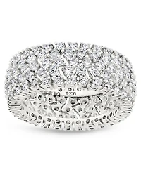 Sterling Forever Yvonne Cz Stacking Ring