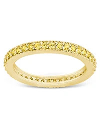 Sterling Forever 2.5mm Thin Cubic Zirconia Band Ring