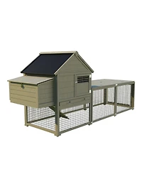 Gaomon Wooden Chicken Coop for Chickens with Run for Outdoor Storage
