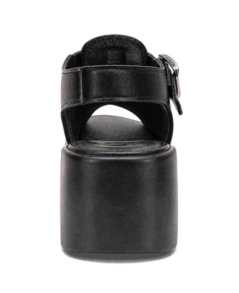 Forever & Always Shoes Women's Romina Leather Platform Sandal