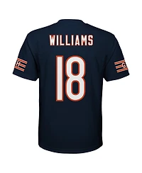 Outerstuff Big Boys and Girls Caleb Williams Navy Chicago Bears Replica Player Jersey
