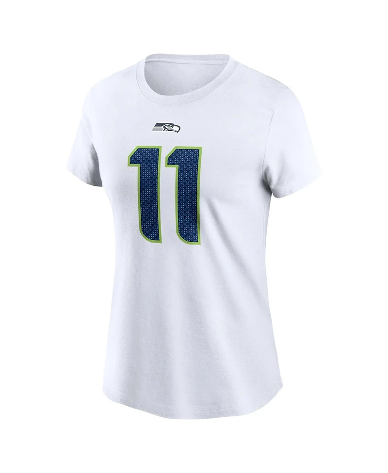 Nike Women's Jaxon Smith-Njigba White Seattle Seahawks Player Name Number T-Shirt