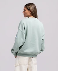 Mitchell Ness Women's Green Los Angeles Dodgers Yacht Rock Sweatshirt