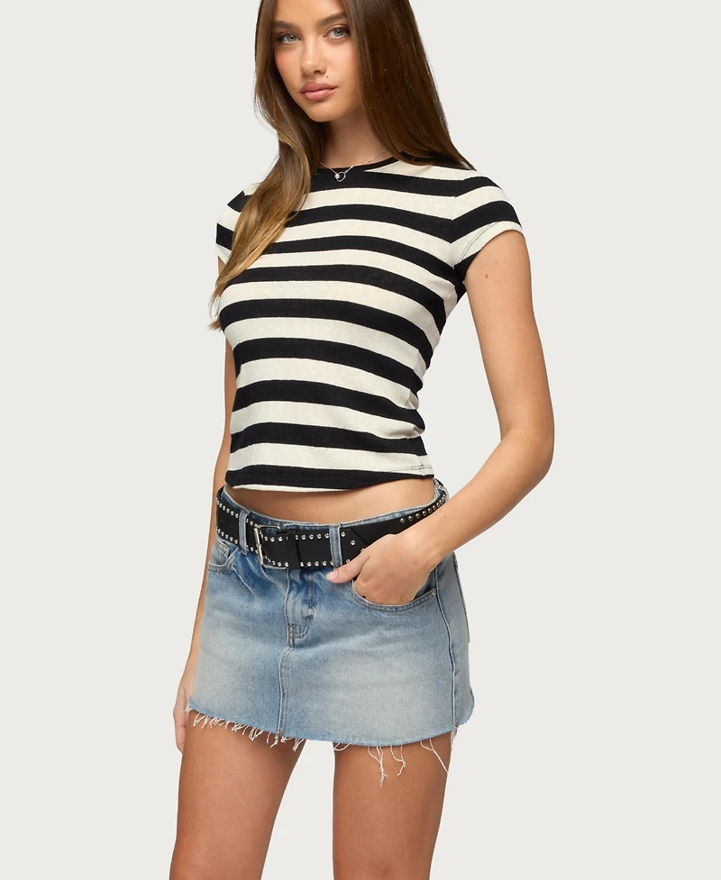 Edikted Women's Annabeth Striped Top