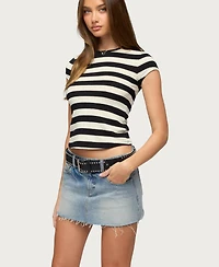 Edikted Women's Annabeth Striped Top