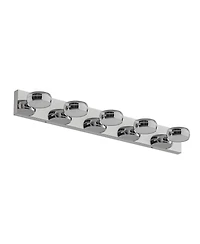 Busdays 5 Light Led Bathroom Vanity Light 35 Inch 18 Watt Modern Wall Light Bar Fixture Over Mirror