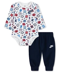 Nike Baby Boys' Allover Print Bodysuit and Pants