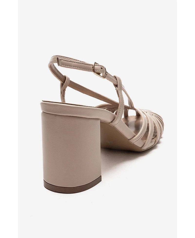 Prologue Shoes Women's Wilda Block Heel Sandal