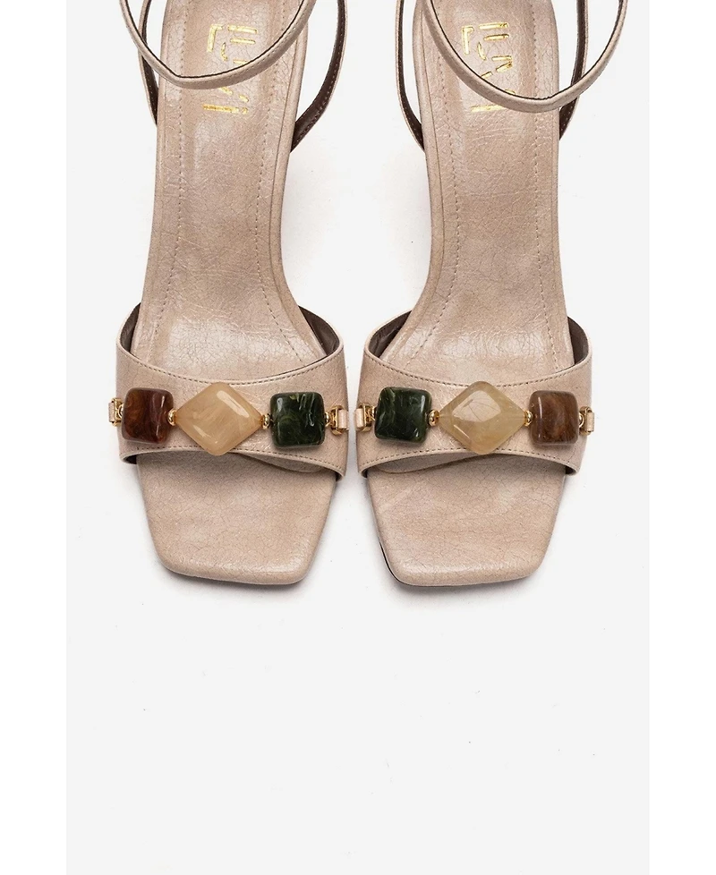 Prologue Shoes Women's Franca Block Heel Sandal