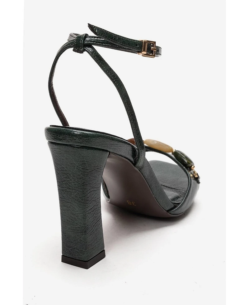 Prologue Shoes Women's Franca Block Heel Sandal