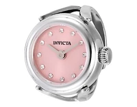 Invicta Women's 49072 Mini Ring Watch Quartz 2 Hand Pink Dial Watch