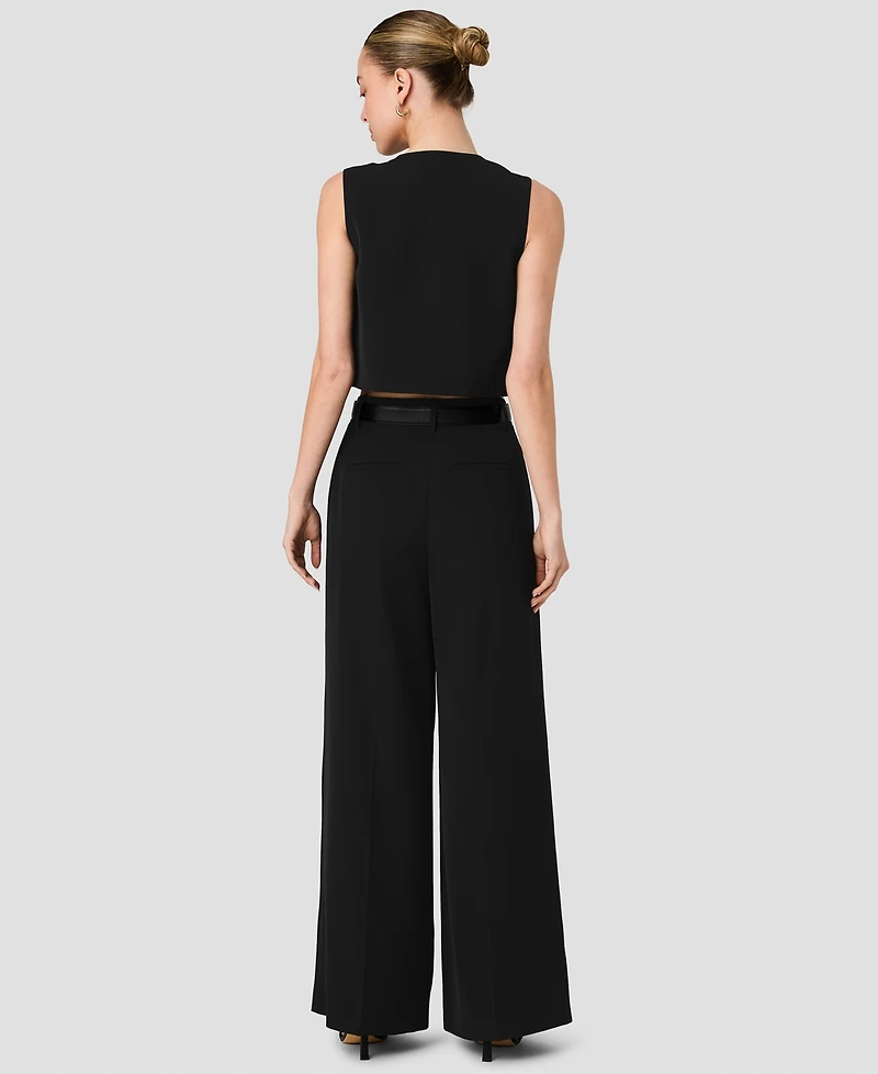 French Connection Women's Harry Suiting Sleeveless Button-Front Top
