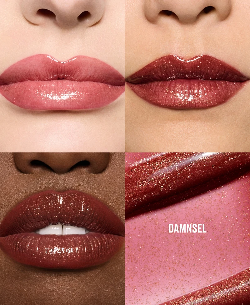 Mac Viva Glam Lipglass Damnsel Air Non-Sticky Gloss