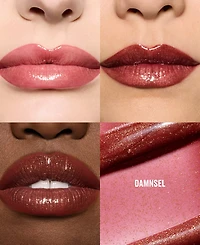 Mac Viva Glam Lipglass Damnsel Air Non-Sticky Gloss