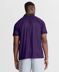 Fanatics Men's Purple/Black Baltimore Ravens Homerun Raglan V-Neck Polo Shirt