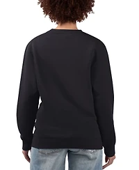 G-iii 4Her by Carl Banks Women's Black Utah Mammoth Metallic Drop Printed Fleece Sweatshirt