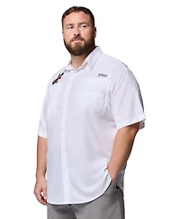 Columbia Men's White Florida Gators Big & Tall Tamiami Omni-Shade Button-Down Shirt