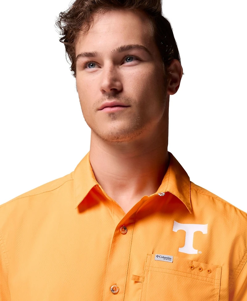 Columbia Men's Tennessee Orange Volunteers Slack Tide Camp Button-Up Shirt