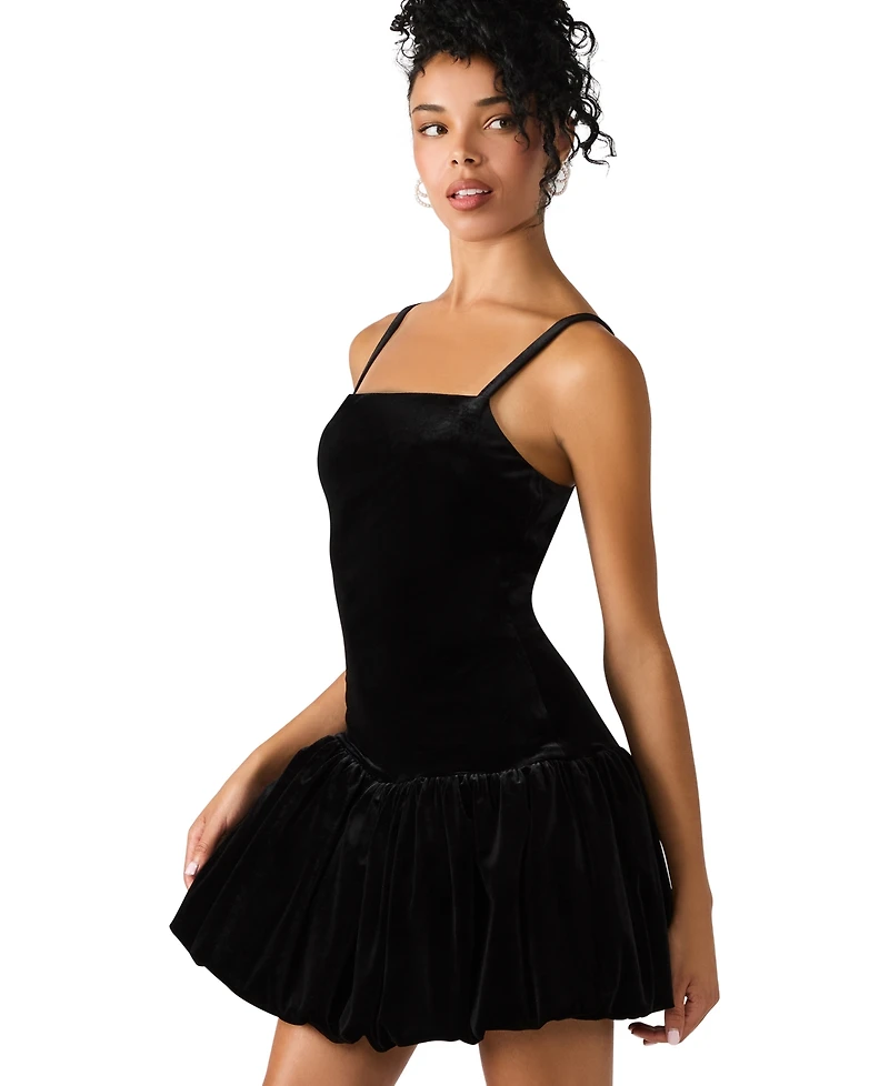 Steve Madden Women's Giovanna Bubble Sleeveless Mini Dress