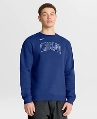 Nike Men's Royal Chicago Cubs Primetime Wordmark Sweatshirt