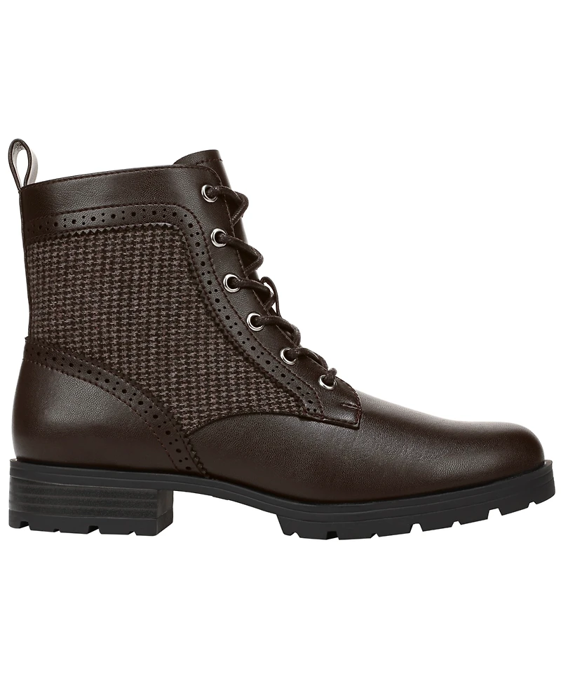 LifeStride Women's Lena Zip Lace-Up Booties