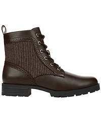 LifeStride Women's Lena Zip Lace-Up Booties