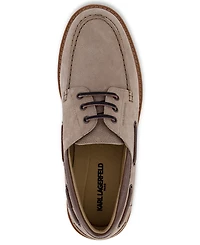 Karl Lagerfeld Men's Safran Round-Toe Boat Shoes