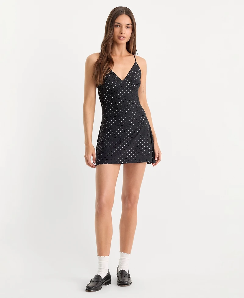Good American Women's Nylon-Blend Cami Mini Dress